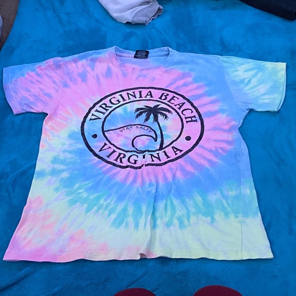 Sunsations Tops - Womens Virginia Beach tie dye Tshirt